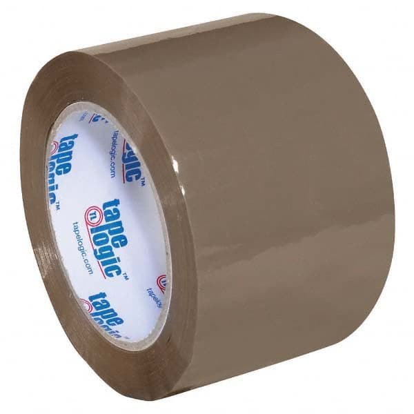 Tape Logic - Pack of (6) 110 Yd Rolls 3" Tan Acrylic Adhesive Packaging Tape - Industrial Tool & Supply