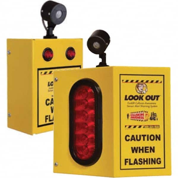 TAPCO - Auxiliary Lights Type: Forklift Warning Light Voltage: 110 VAC to 24VDC - Industrial Tool & Supply