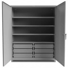 Strong Hold - Storage Cabinets Type: Heavy Duty Width (Inch): 60 - Industrial Tool & Supply