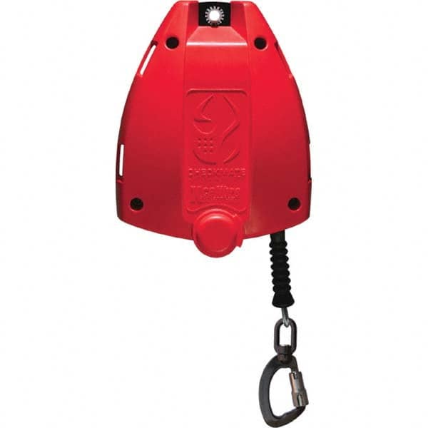 Checkmate - Self-Retracting Lanyards, Lifelines & Fall Limiters Type: Self-Retracting Lifeline Length (Feet): 100.00 - Industrial Tool & Supply