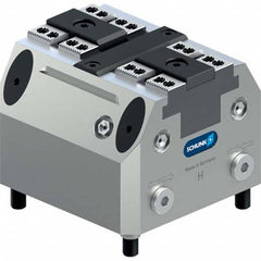 Schunk - Machine Vises Jaw Width (mm): 160.0 Throat Depth (mm): 200.0 - Industrial Tool & Supply