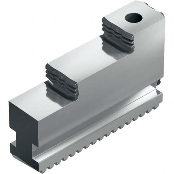 Schunk - 12" Max Chuck Diam Serrated Hard Lathe Chuck Base Jaws - Industrial Tool & Supply