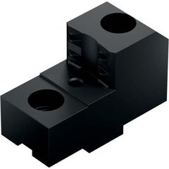 Schunk - 30" Max Chuck Diam Tongue & Groove Hard Lathe Chuck Top Jaws - Industrial Tool & Supply