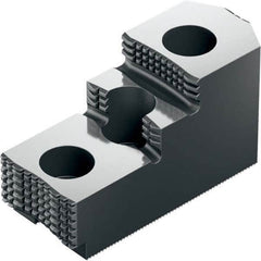 Schunk - 12" Max Chuck Diam 1.5mm x 60° Serrated Hard Lathe Chuck Top Jaws - Industrial Tool & Supply