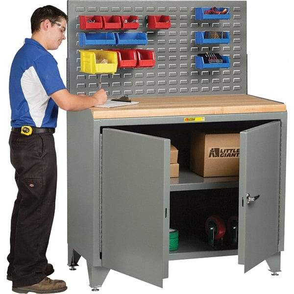 Little Giant - Stationary Workstations Type: Security Workstation Width (Inch): 48 - Industrial Tool & Supply