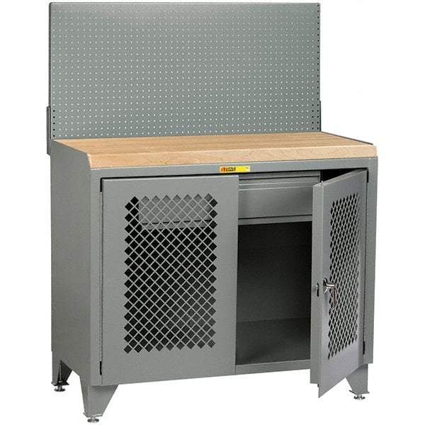 Little Giant - Stationary Workstations Type: Security Workstation Width (Inch): 48 - Industrial Tool & Supply