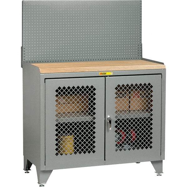 Little Giant - Stationary Workstations Type: Security Workstation Width (Inch): 48 - Industrial Tool & Supply