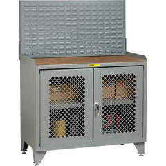 Little Giant - Stationary Workstations Type: Security Workstation Width (Inch): 36 - Industrial Tool & Supply