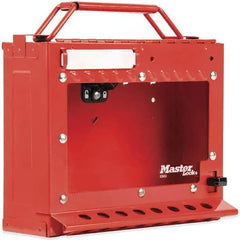 Master Lock - Group Lockout Boxes Portable or Wall Mount: Wall Mount Maximum Number of Padlocks: 15 - Industrial Tool & Supply