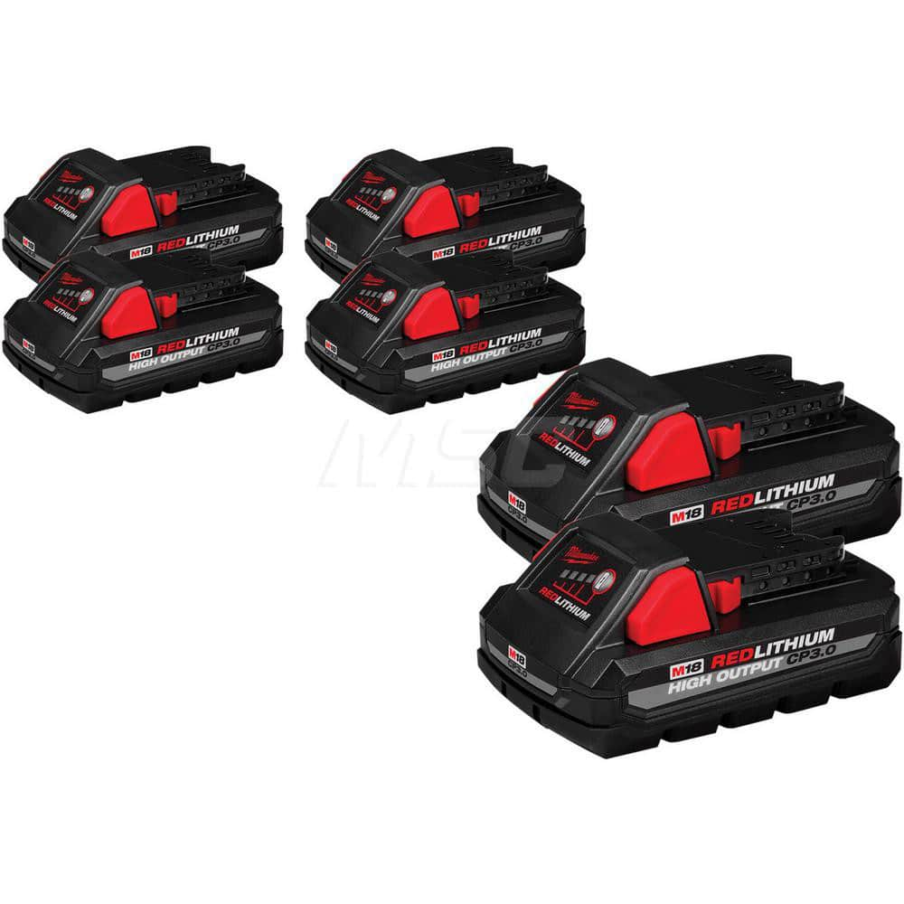 Power Tool Battery: 18V, Lithium-ion 3 Ah, 2 hr Charge Time, Series M18 CP REDLITHIUM