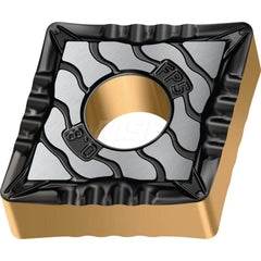 Turning Insert:  CNMG322-FP5 WPP10G,  Solid Carbide TiCN, Al2O3 & TiN Finish,  Neutral,  0.3810″ Long,  3/8″ Inscribed Circle,  0.0310″ Corner Radius,  80.0 &deg N/A Diamond,  Series  CNMG
