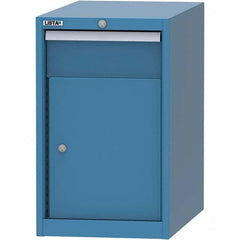 LISTA - 1 Drawer, 45 Compartment Bright Blue Steel Modular Storage Cabinet - Industrial Tool & Supply