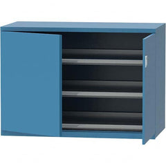 LISTA - 84 Compartment Bright Blue Steel Modular Storage Cabinet - Industrial Tool & Supply