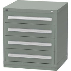 Vidmar - 4 Drawer Vidmar Green Steel Modular Storage Cabinet - Industrial Tool & Supply