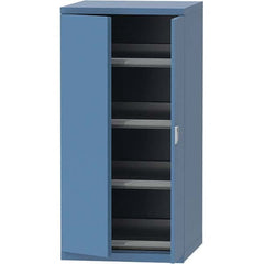 LISTA - 45 Compartment Bright Blue Steel Modular Storage Cabinet - Industrial Tool & Supply