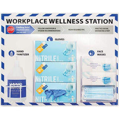 NMC - PPE Dispensers Type: Wellness Station Mount: Table/Wall - Industrial Tool & Supply