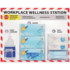 NMC - PPE Dispensers Type: Wellness Station Mount: Table/Wall - Industrial Tool & Supply