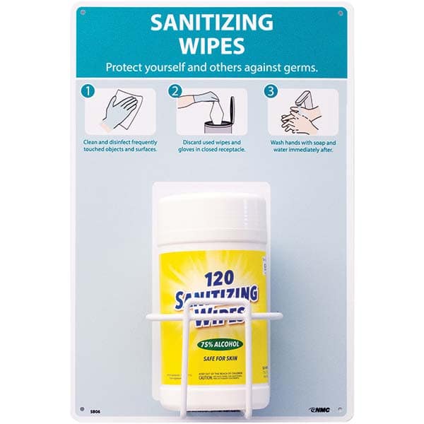 NMC - PPE Dispensers Type: Sanitizing Wipe Dispenser Station Mount: Table/Wall - Industrial Tool & Supply