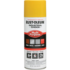 1600 Multi-Purpose Safety Yellow Spray Paint - Exact Industrial Supply
