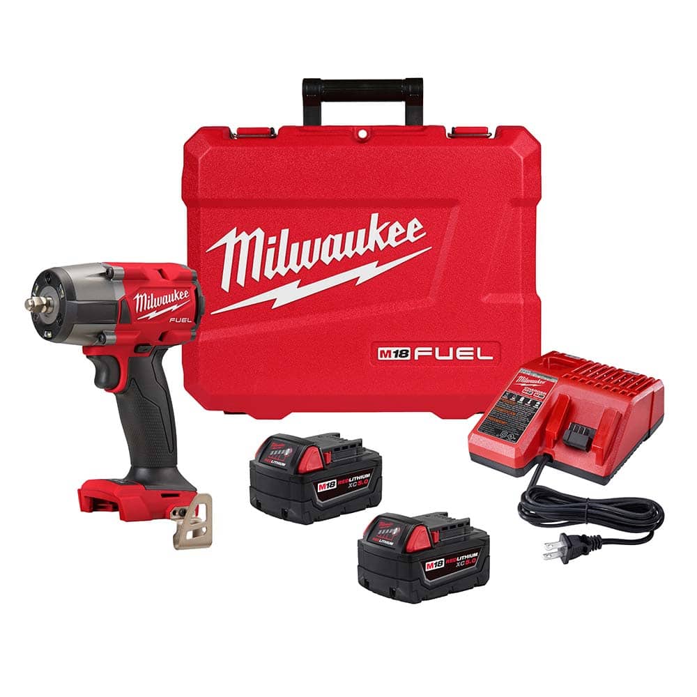 Milwaukee Tool - Cordless Impact Wrenches & Ratchets Voltage: 18.00 Drive Size (Inch): 3/8 - Industrial Tool & Supply