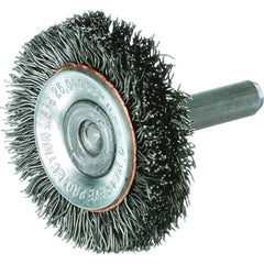 Osborn - Wheel Brushes Outside Diameter (Inch): 3 Shank Diameter (Inch): 1/4 - Industrial Tool & Supply