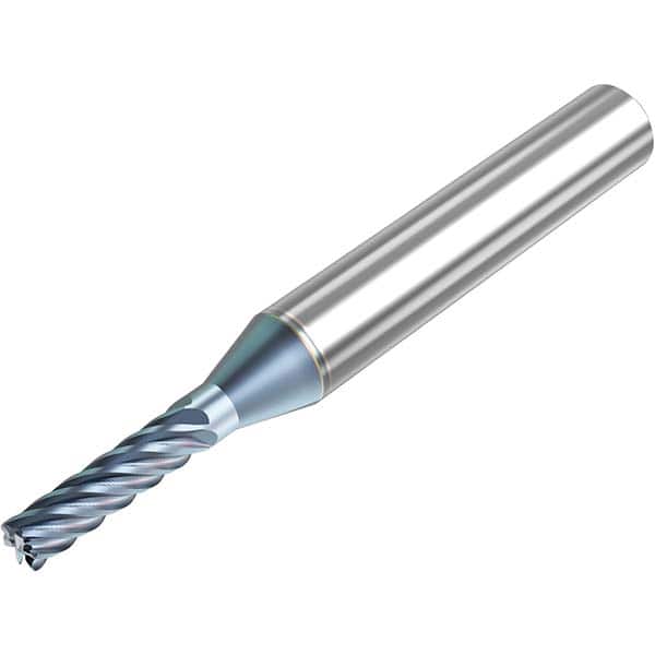Niagara Cutter - 1/8" Diam 6 Flute Solid Carbide 0.01" Corner Radius End Mill - Industrial Tool & Supply