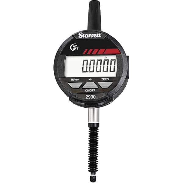 Starrett - Electronic Drop Indicators Minimum Measurement (Decimal Inch): 0 Minimum Measurement (Inch): 0 - Industrial Tool & Supply