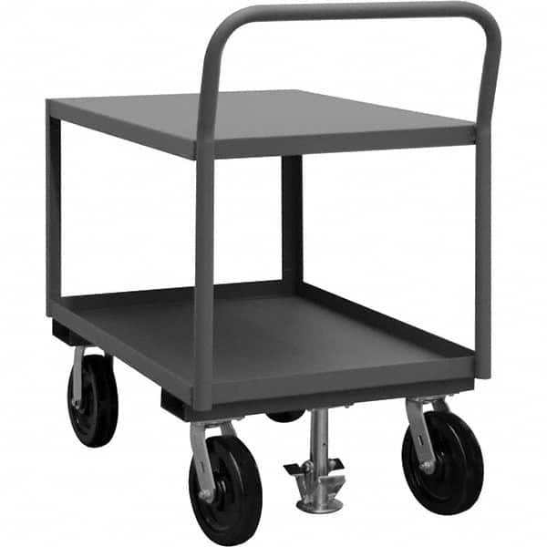 Durham - 2,400 Lb Capacity 2-Shelf Low Deck Service Truck - Industrial Tool & Supply