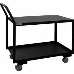 Durham - 1,200 Lb Capacity 2-Shelf Low Deck Service Truck - Industrial Tool & Supply