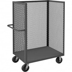 Durham - 3,600 Lb Capacity 1-Shelf 3-Sided Mesh Truck - Industrial Tool & Supply