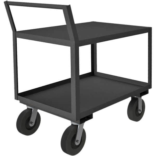 Durham - 1,200 Lb Capacity 2-Shelf Low Deck Service Truck - Industrial Tool & Supply