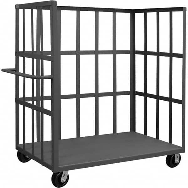 Durham - 3,000 Lb Capacity 1-Shelf Open Portable Truck - Industrial Tool & Supply