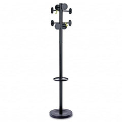 Alba - Coat Racks, Hooks & Shelving Type: Floor Rack Number of Hooks: 8 - Industrial Tool & Supply