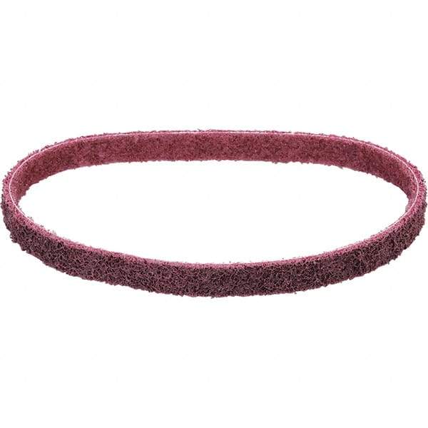 Dynabrade - 1/2" Wide x 24" OAL, Aluminum Oxide Abrasive Belt - Aluminum Oxide, Medium, Nonwoven, Cloth Backing, Wet/Dry - Industrial Tool & Supply