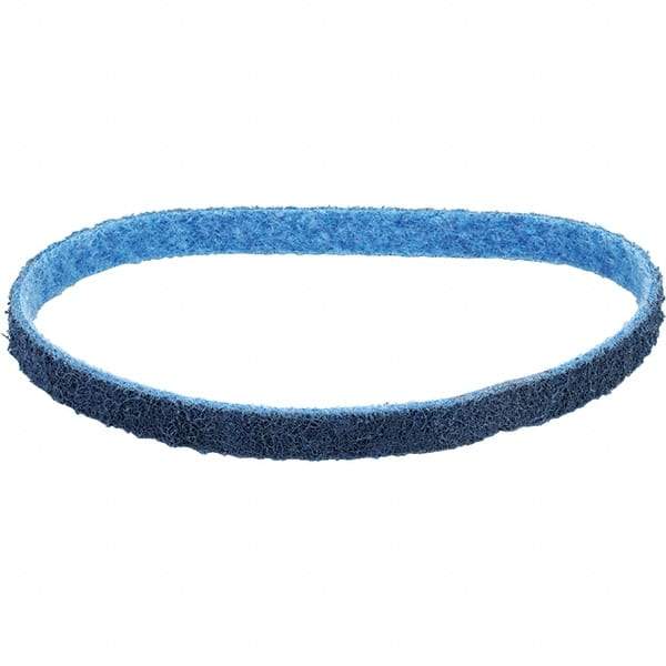Dynabrade - 1/2" Wide x 18" OAL, Aluminum Oxide Abrasive Belt - Aluminum Oxide, Very Fine, Nonwoven, Cloth Backing, Wet/Dry - Industrial Tool & Supply