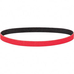 Dynabrade - 1" Wide x 18" OAL, 120 Grit, Ceramic Abrasive Belt - Ceramic, Coated, Y Weighted Cloth Backing, Wet/Dry - Industrial Tool & Supply