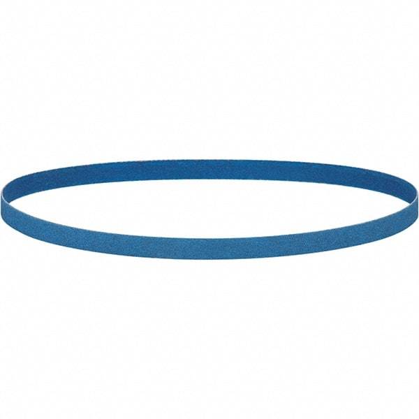Dynabrade - 1/2" Wide x 24" OAL, 36 Grit, Ceramic Abrasive Belt - Ceramic, Coated, Y Weighted Cloth Backing, Wet/Dry - Industrial Tool & Supply