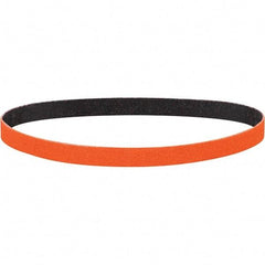 Dynabrade - 1-1/2" Wide x 30" OAL, 120 Grit, Ceramic Abrasive Belt - Ceramic, Coated, Y Weighted Cloth Backing, Wet/Dry - Industrial Tool & Supply