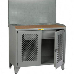 Little Giant - Stationary Workstations Type: Security Workstation Width (Inch): 48 - Industrial Tool & Supply