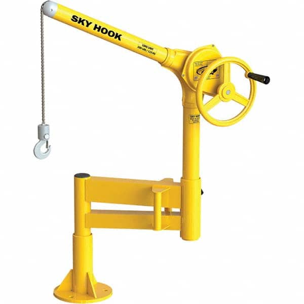 500 Lb Steel Lifting Hook Crane 3' 7″ High, 3' Span