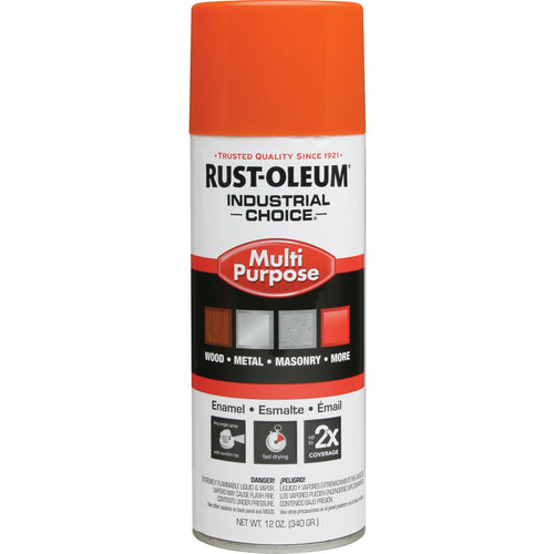 1600 Multi-Purpose Safety Orange Spray Paint - Exact Industrial Supply