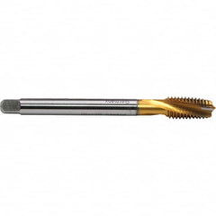 Emuge - M18x2.50 Metric 0 Flute D7 Modified Bottoming Spiral Flute Tap - Industrial Tool & Supply
