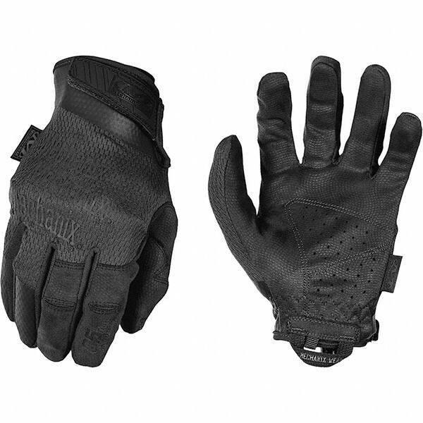 Mechanix Wear - Size M/L Work Gloves - For Work & Driver, Uncoated, Adjustable Closure Cuff, Full Fingered, Black, Paired - Industrial Tool & Supply