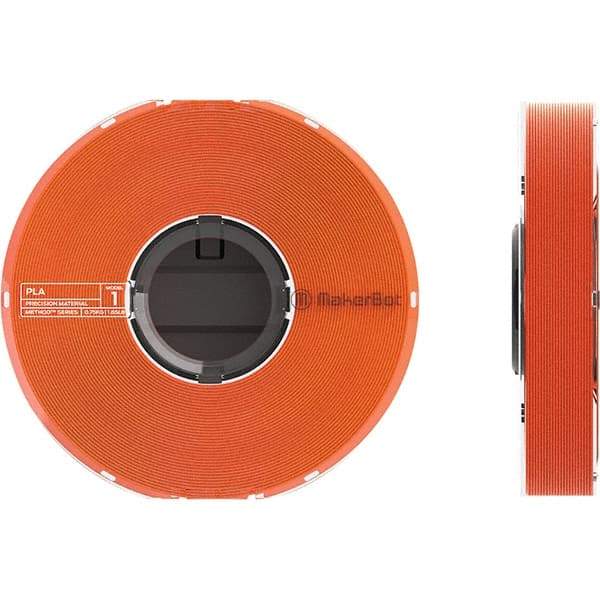 MakerBot - PLA-ABS Composite Spool - Orange, Use with MakerBot Method Performance 3D Printer - Industrial Tool & Supply