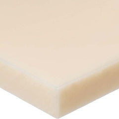 USA Sealing - 4' x 3/4" x 3/8" Off-White Nylon 6/6 Rectangular Bar - Industrial Tool & Supply