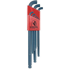 9PC STUBBY BALL END L-WRENCH SET - Industrial Tool & Supply