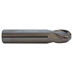 7/16 TuffCut GP Stub Length 4 Fl Ball Nose TiCN Coated Center Cutting End Mill - Industrial Tool & Supply