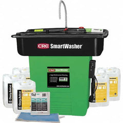 CRC - 25 Gal Free Standing Water-Based Mobile Parts Washer Kit - Industrial Tool & Supply