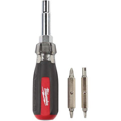 Milwaukee Tool - Bit Screwdrivers Type: Multi-Bit Screwdriver Tip Type: Phillips ; Square; Slotted - Industrial Tool & Supply