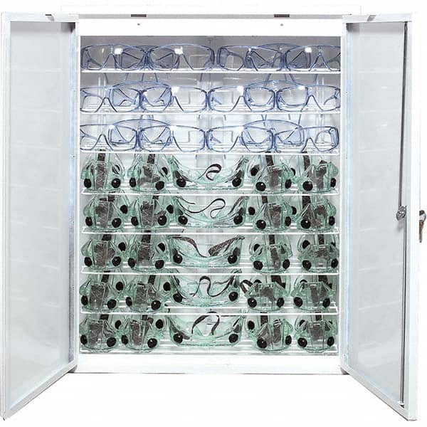 Sellstrom - Eyewear Dispensers Dispenser Type: Safety Glasses/Goggles Style: Cabinet w/ Individual Compartments - Industrial Tool & Supply